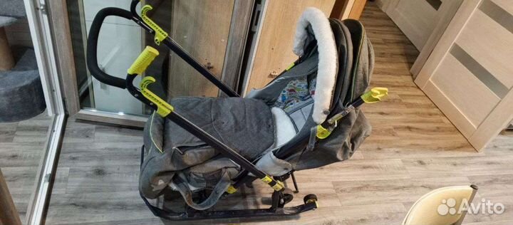 Санки коляска nika