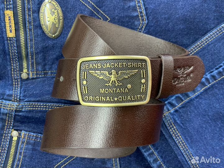 Кожаный ремень Montana