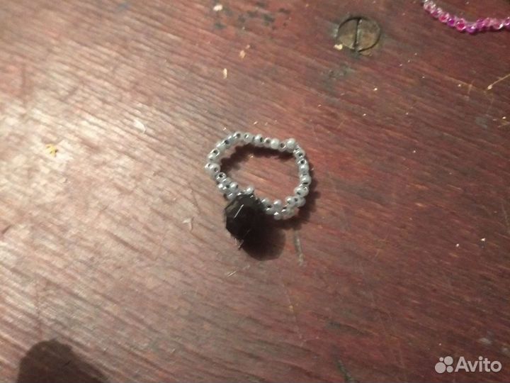 Бисерные кольца