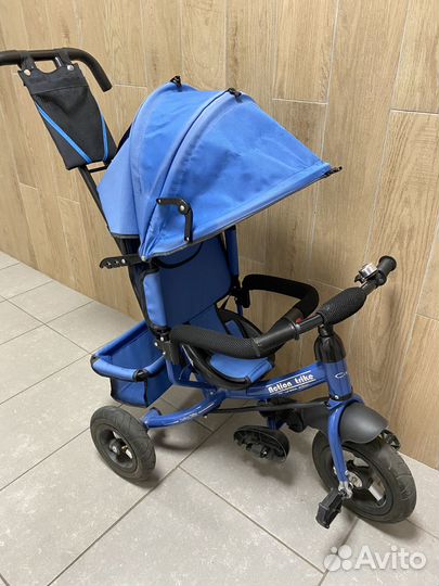 Велосипед коляска с ручкой