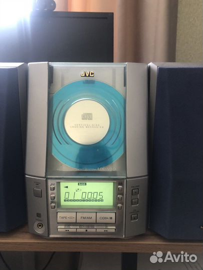 Микро система jvc ux-v10,б/у