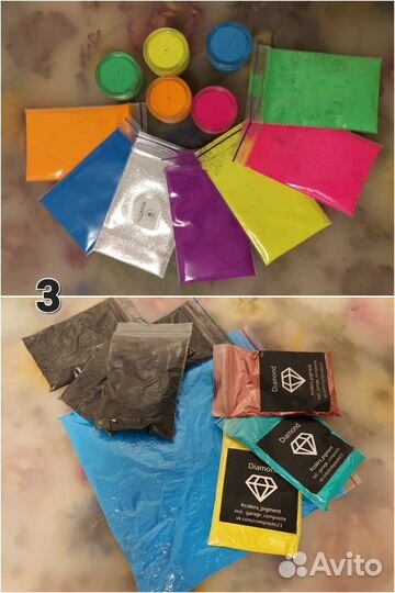 Красители и пигменты для эпоксидной смолы