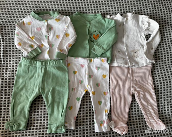 Детские вещи пакетом 56 62 68