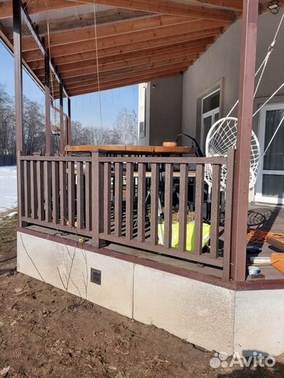 Ограждение для террасы 3D