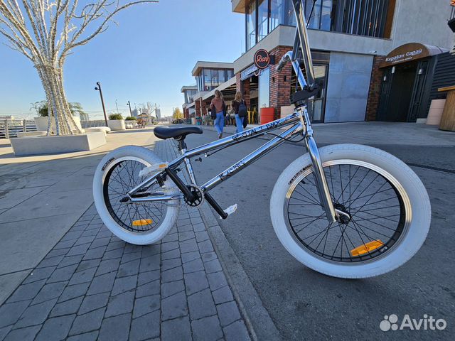 Велосипед BMX серебристый объявление продам