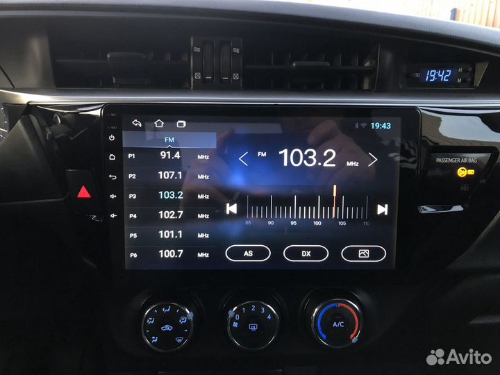 Штатная магнитола Toyota Corolla 2013+