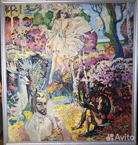 Н.З. Бикулов картина «Весна пришла»1987 г