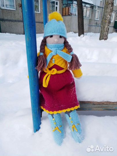 Вязаные изделия/Зимняя Куколка в стиле