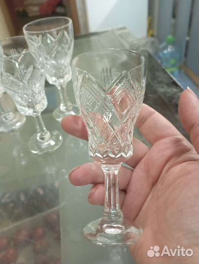 Хрустальные рюмки СССР. Стаканы