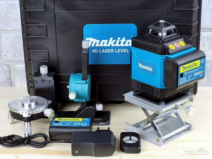 Лазерный уровень makita 4D нивелир 16 линий