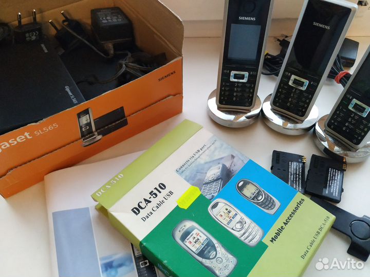 Siemens gigaset sl565 переносной телефон