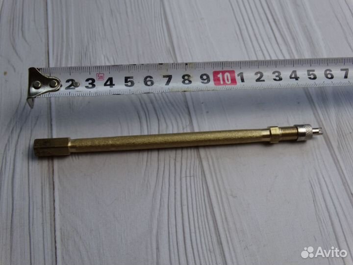 Удлинитель вентиля 150мм прямой латунь Валдай