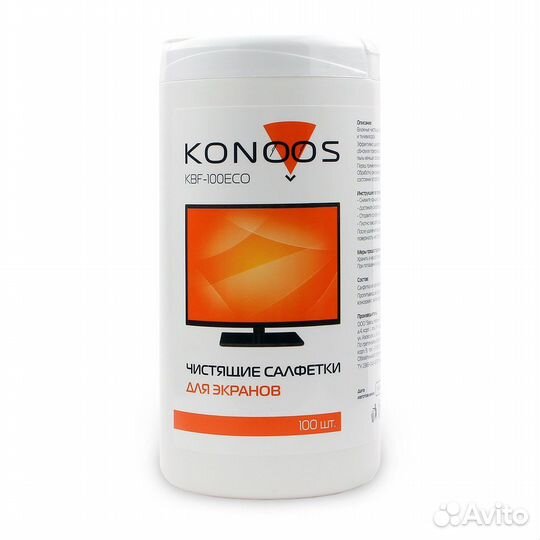 Чистящие салфетки для экранов Konoos