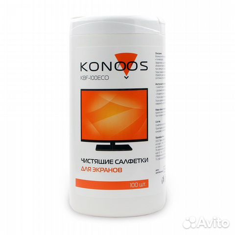 Чистящие салфетки для экранов Konoos
