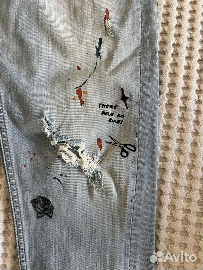 Джинсы zara 28/42-44