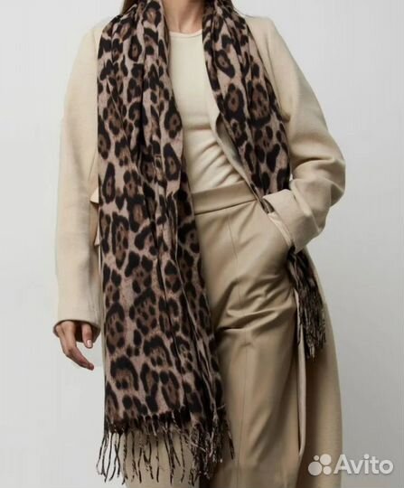 Палантин леопардовый