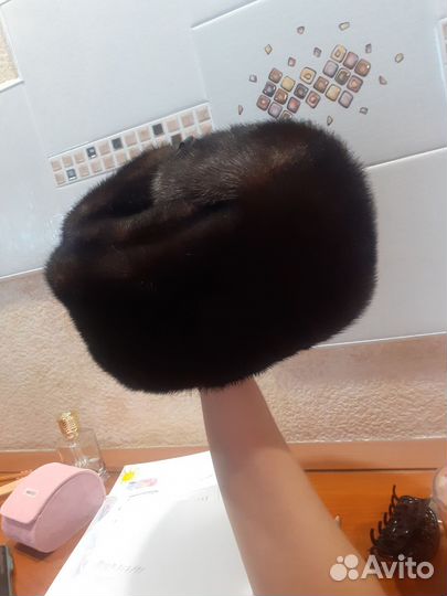 Норковая шапка мужская