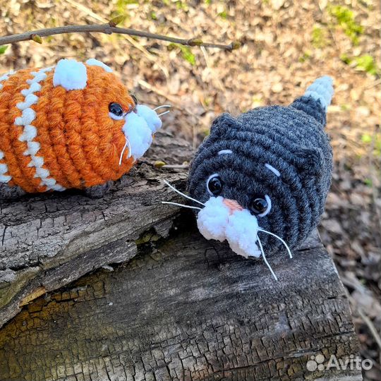 Вязанные котята