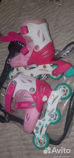 Роликовые коньки детские раздвижные