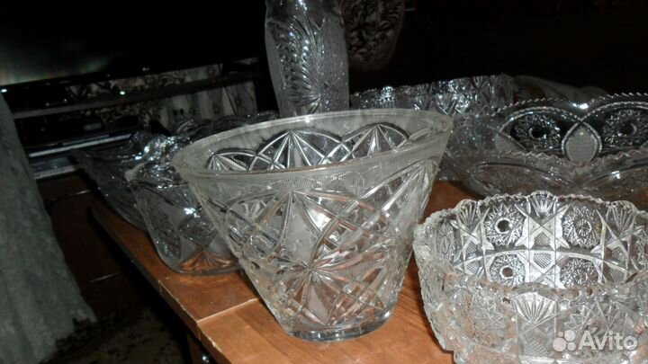 Посуда хрустальная, на все случаи жизни