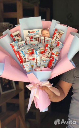 Сладкие подарки. Сладкий букет. Торт из конфет