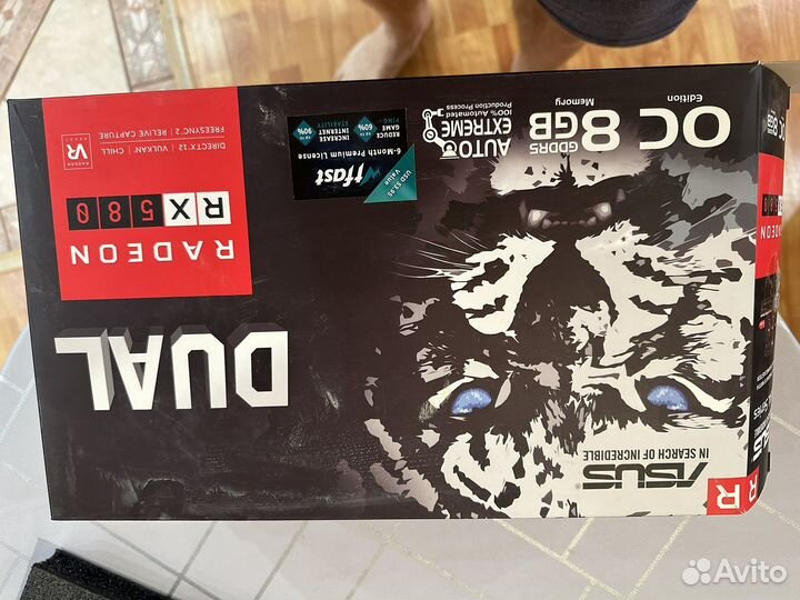 Видеокарта asus rx 580 8Gb dual