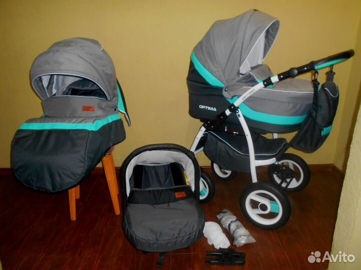 Премиум Коляска 3в1 Verdi Optima,как новая