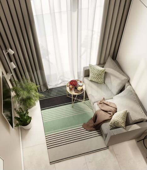 Апартаменты-студия, 21,5 м², 5/9 эт.