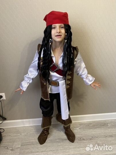 Прокат Костюм пирата капитан джек воробей