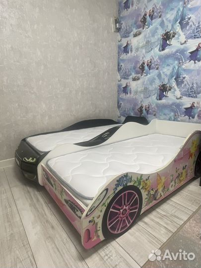 Кровать-машина детская 70х160 см (2шт)