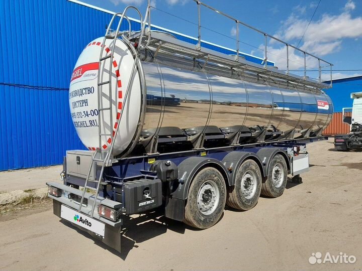 Полуприцеп пищевая цистерна BERGHEL 24500Л 3-осная, 2023