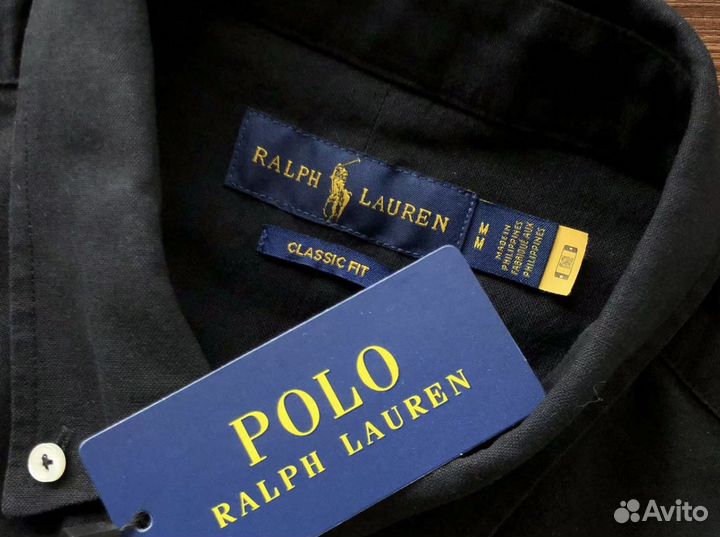 Рубашка polo ralph lauren премиум