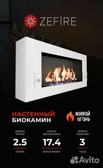 Биокамин настенный