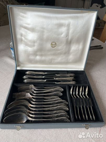Набор столовых приборов мельхиор зиш СССР 60-е