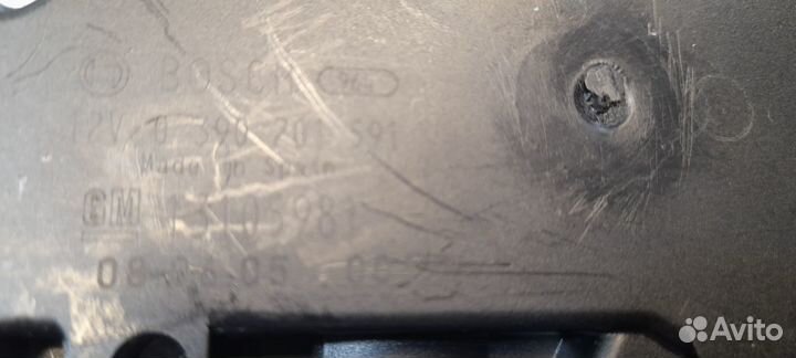 Моторчик заднего дворника опель астра Н