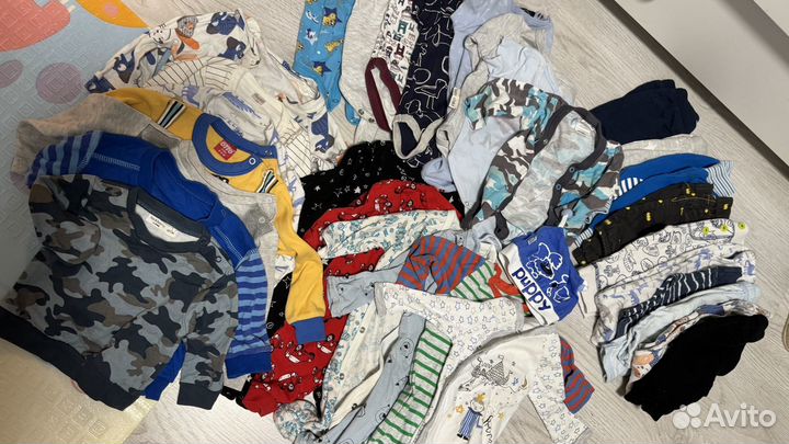 Детские вещи пакетом на мальчика 62 68