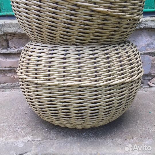 Кашпо 20л из ротанга для сада