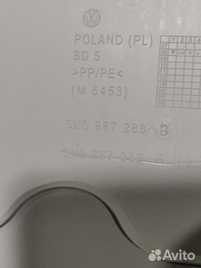 Обшивка стойки задняя правая Volkswagen Tiguan 20