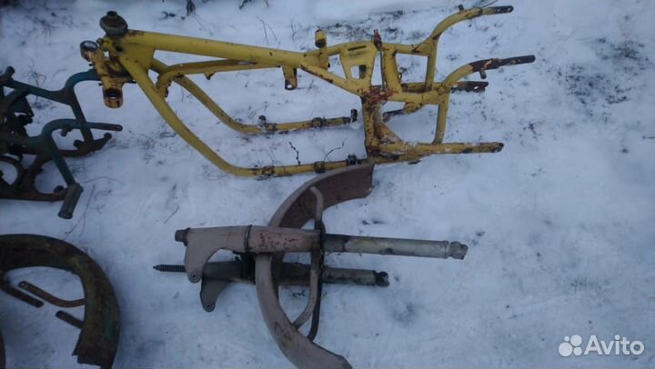 Рама с вилкой и люлькой Урал Ирбит