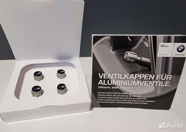 Колпачки на ниппеля 4 шт BMW /M оригинал