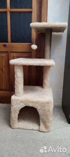 Домик для кошки с когтеточкой