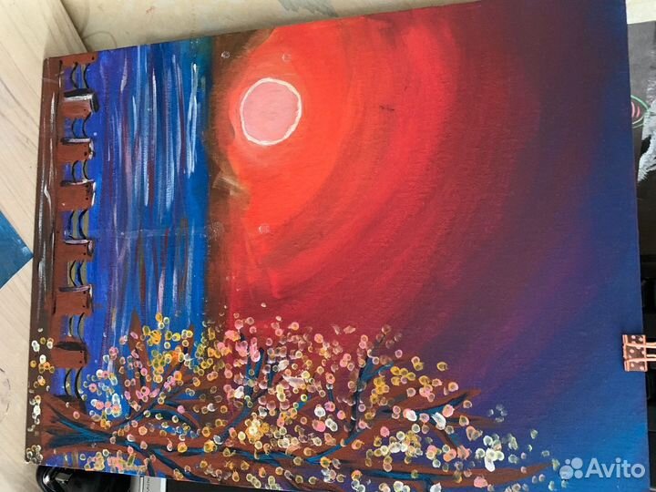 Картины, рисует дочь, не хватает на краски)