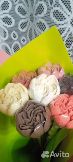 Молд силиконовый цветы