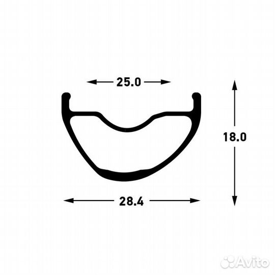 Обод Stans NoTubes ZTR Crest MK4 29, 32H, black, g