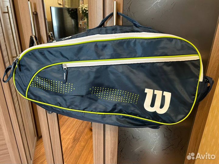 Сумка детская теннисная Wilson на 3 ракетки