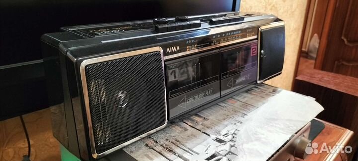 Двухкассетная магнитола Aiwa CS - W 10