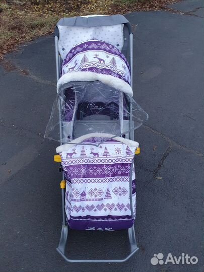 Детские санки коляска ника