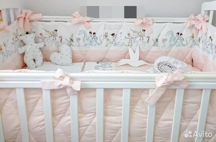 Бортики и гнездышко в детскую кроватку