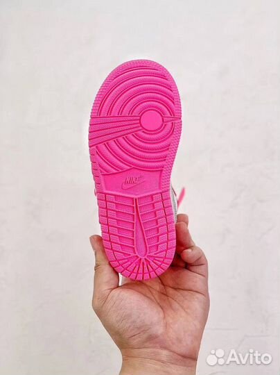 Детские кроссовки хайтопы Nike Barbie