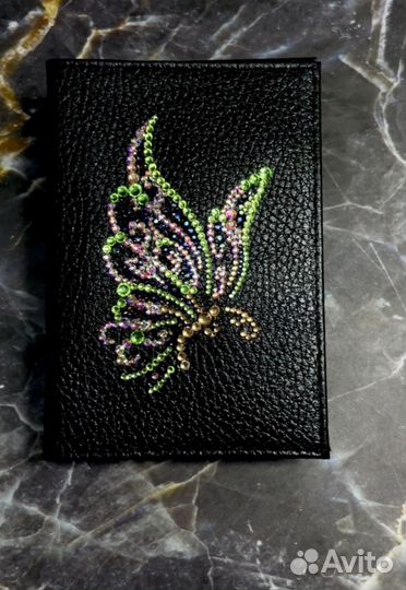 Обложка для паспорта натуральная кожа